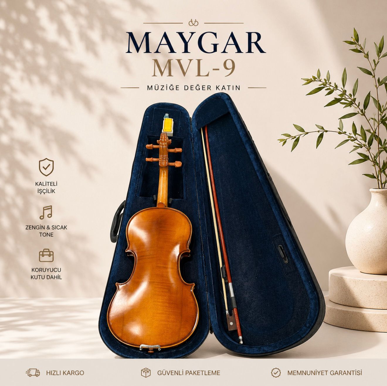 MAYGAR MVL9 4/4 KEMAN - Sümer Müzik